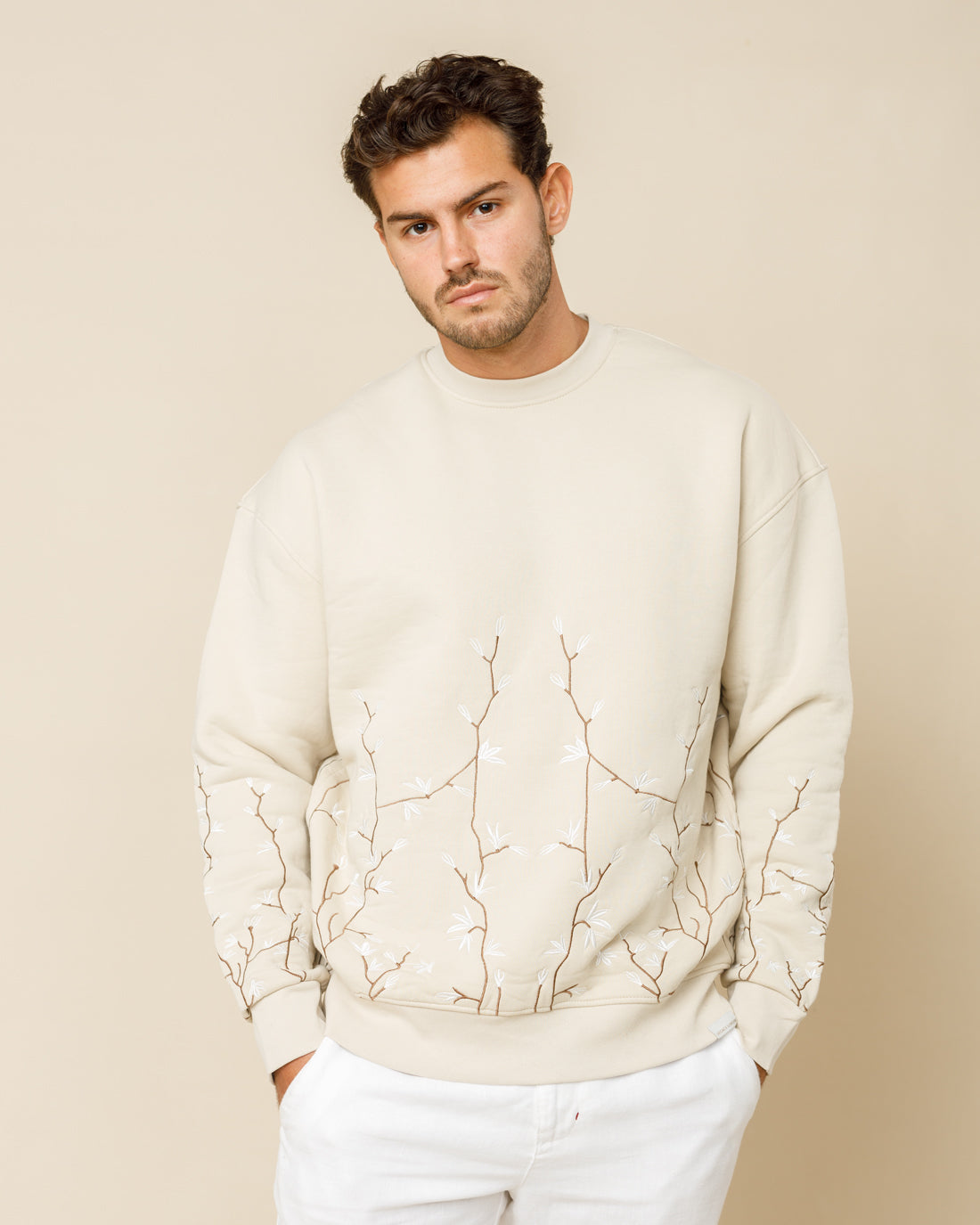 Heritage Bloom Embroidered Sweater