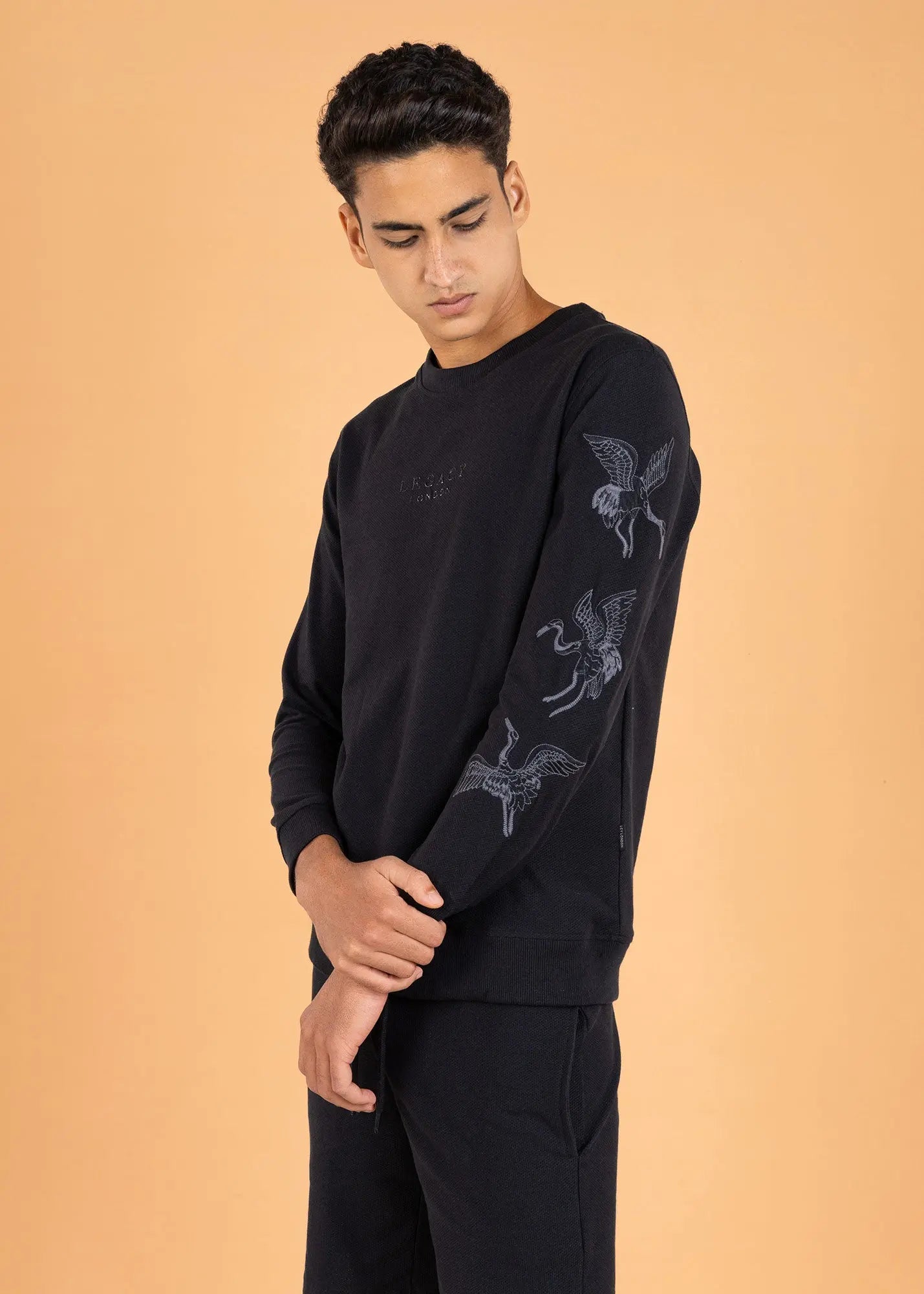 Emroidered Sweatshirt with Short Set- LN 212 LCY LONDON