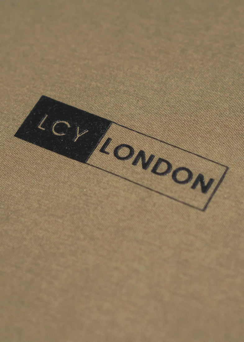 LCY Basic Cropped Tee- Khaki LCY London