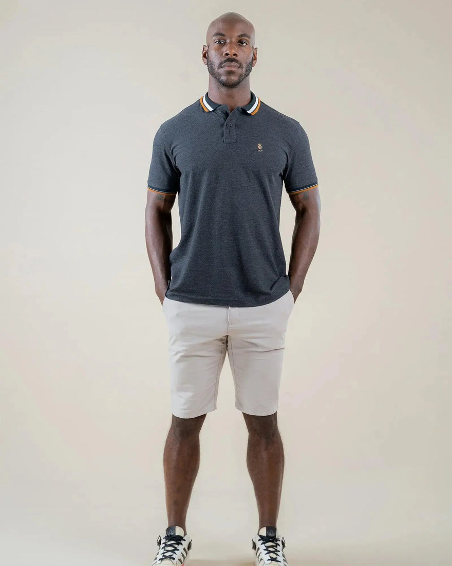 LCY LONDON | Contrasting Twin Tipped Polo Shirt LCY London