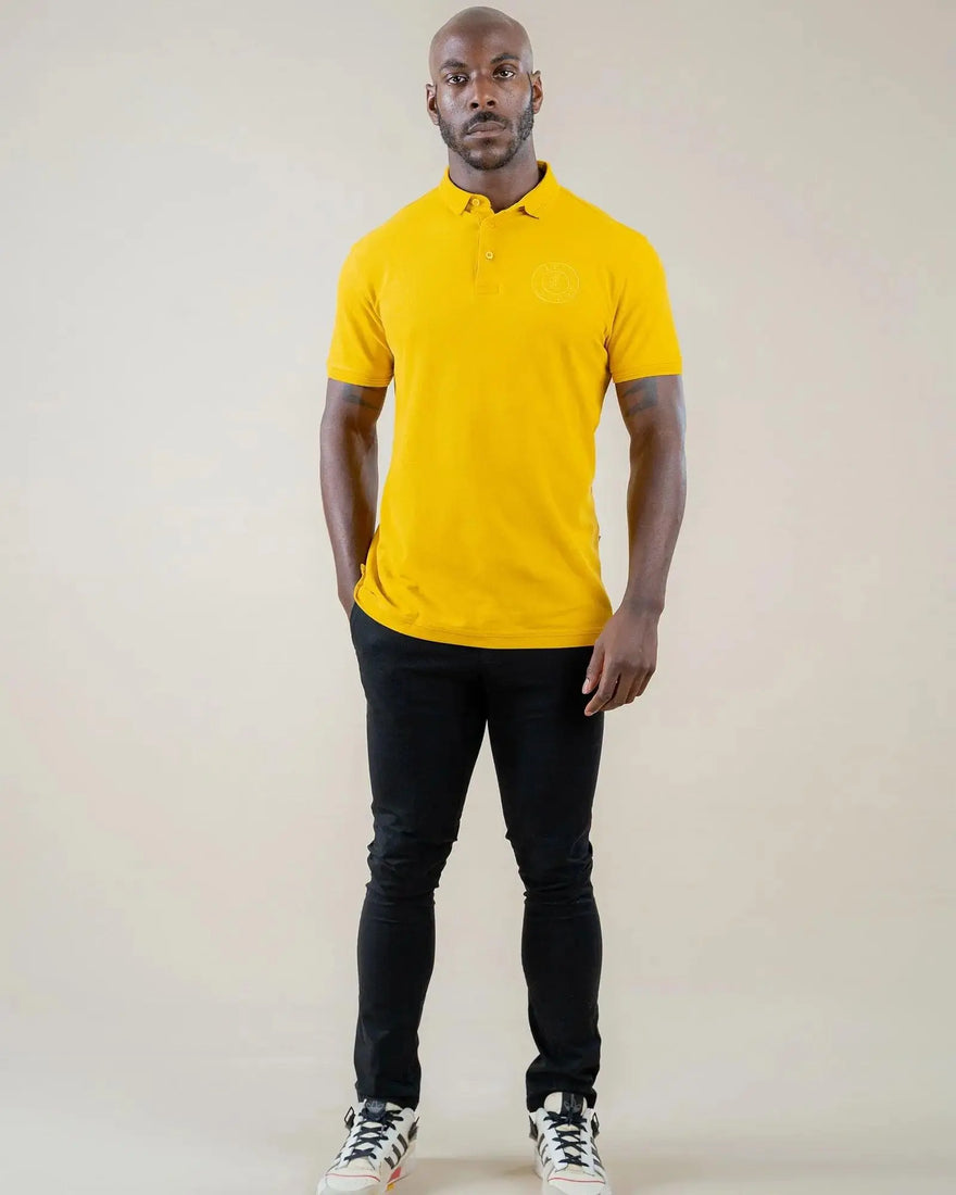 LCY LONDON | Embroidered Pocket Circle Logo Polo Shirt LCY London