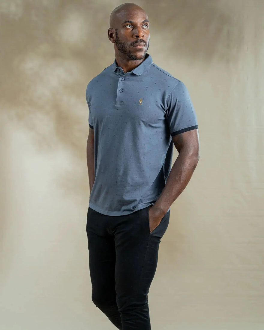 LCY LONDON | Signature London Printed Mens Polo Shirt LCY London