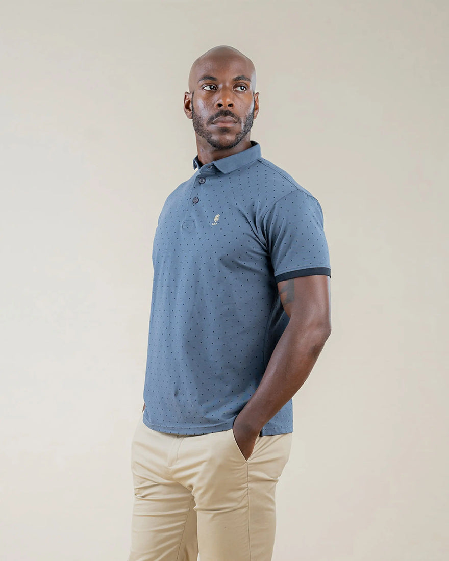 LCY LONDON | Signature Mens Polka Dot Polo Shirt LCY London