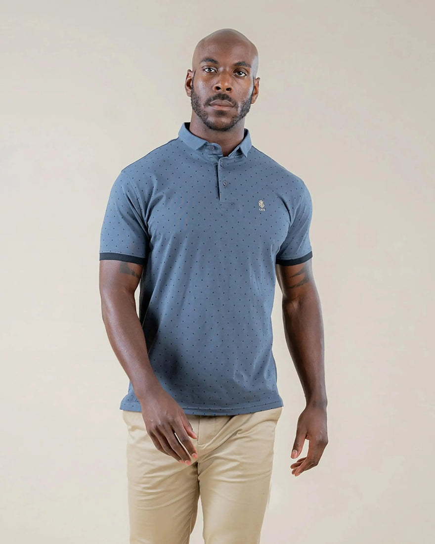 LCY LONDON | Signature Mens Polka Dot Polo Shirt LCY London