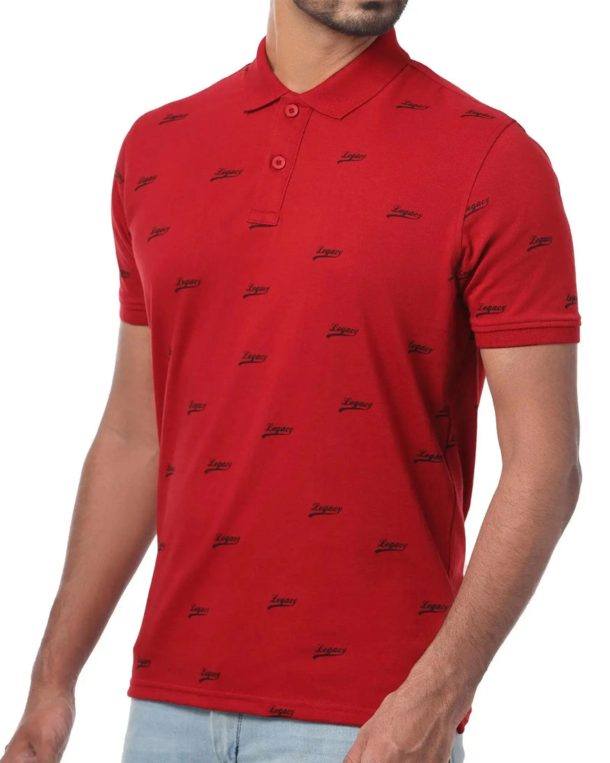 LCY London | Logo Looks - Short Sleeved Men's Legacy Printed Shirt LCY London