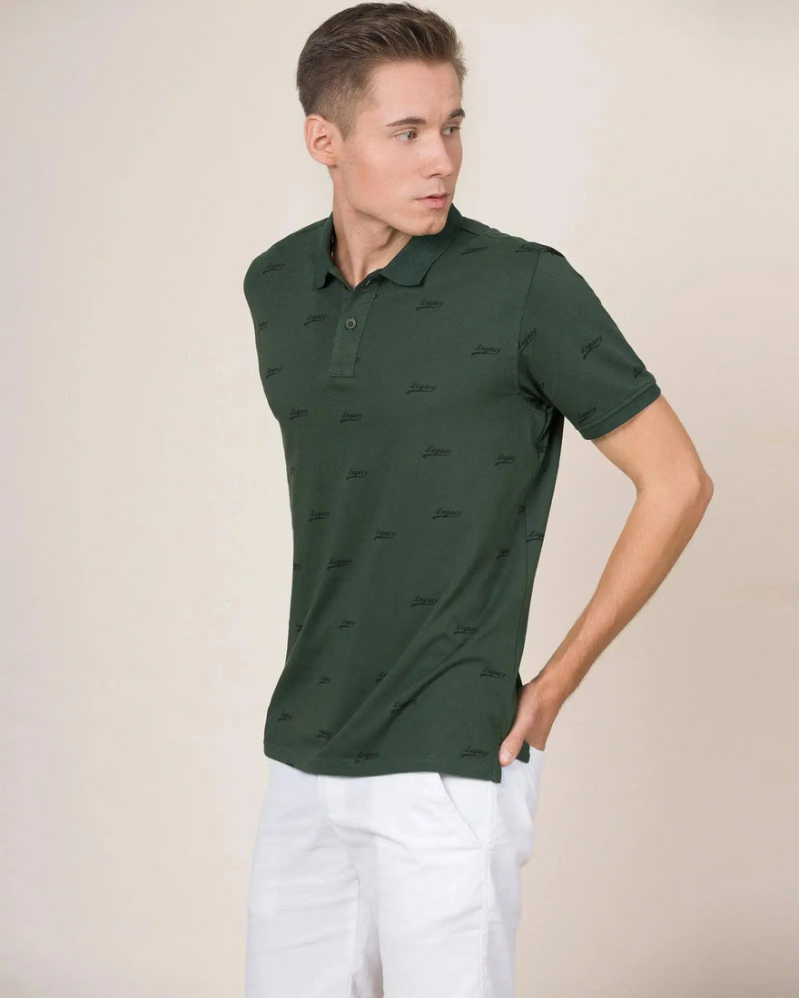 LCY London | Logo Looks - Short Sleeved Men's Legacy Printed Shirt LCY London