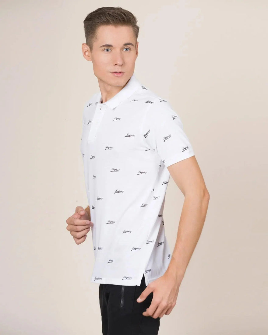 LCY London | Logo Looks - Short Sleeved Men's Legacy Printed Shirt LCY London