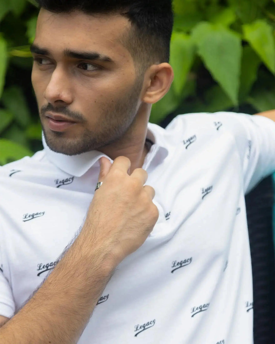 LCY London | Logo Looks - Short Sleeved Men's Legacy Printed Shirt LCY London