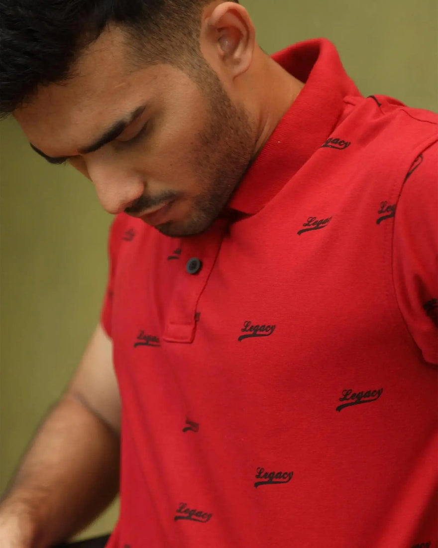 LCY London | Logo Looks - Short Sleeved Men's Legacy Printed Shirt LCY London