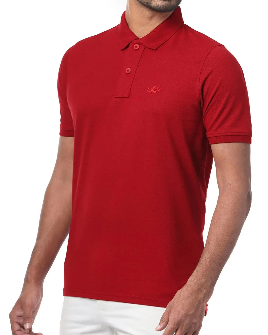 LCY London | Stand Up Basic - Men's Short Sleeved Polo LCY London