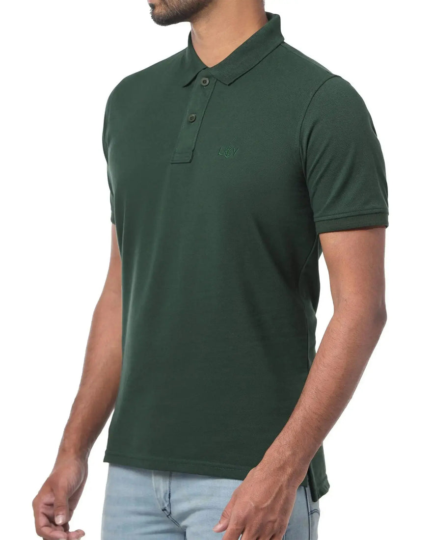 LCY London | Stand Up Basic - Men's Short Sleeved Polo LCY London