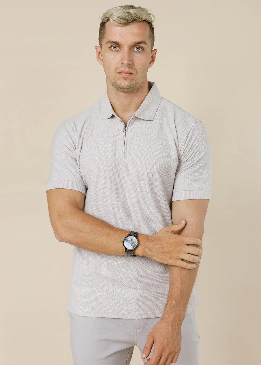 LEGACY LONDON MEN'S ZIPPER POLO LCY LONDON