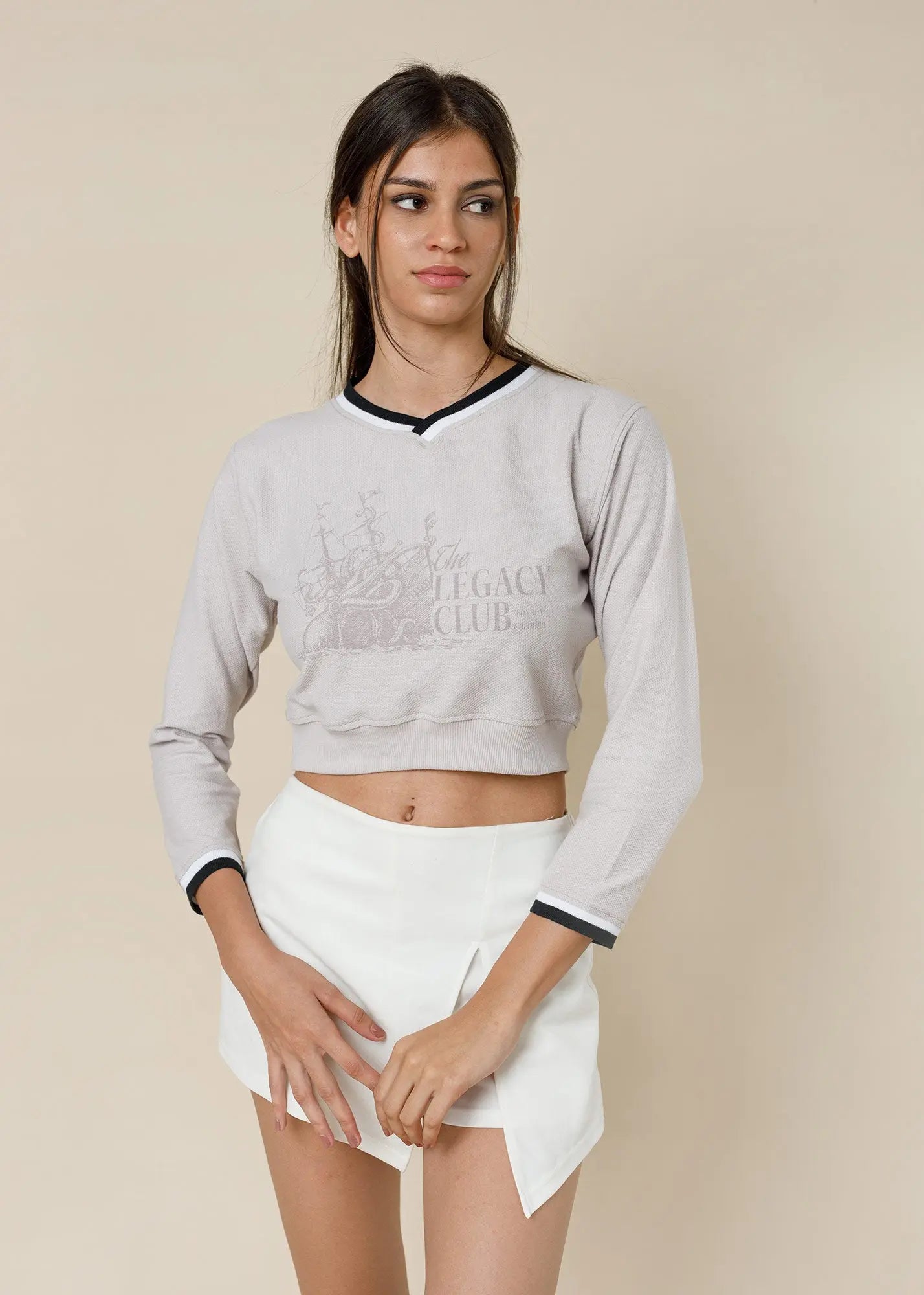 Legacy Club Cropped Sweater LCY LONDON