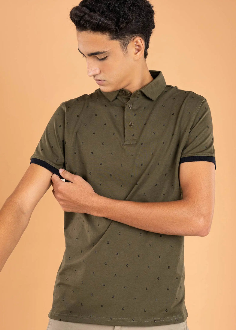 Signature London Printed Men's Polo Shirt | LCY London LCY London