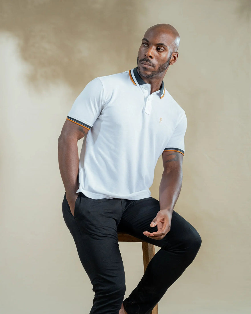 LCY LONDON | Contrasting Twin Tipped Polo Shirt LCY London