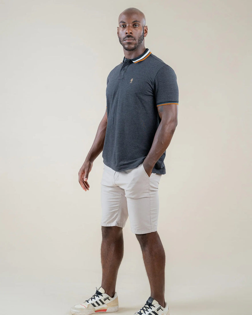 LCY LONDON | Contrasting Twin Tipped Polo Shirt LCY London