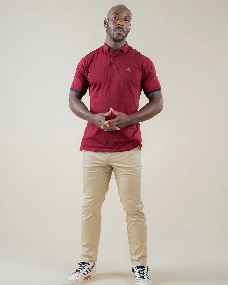 LCY LONDON | Signature London Printed Mens Polo Shirt LCY London