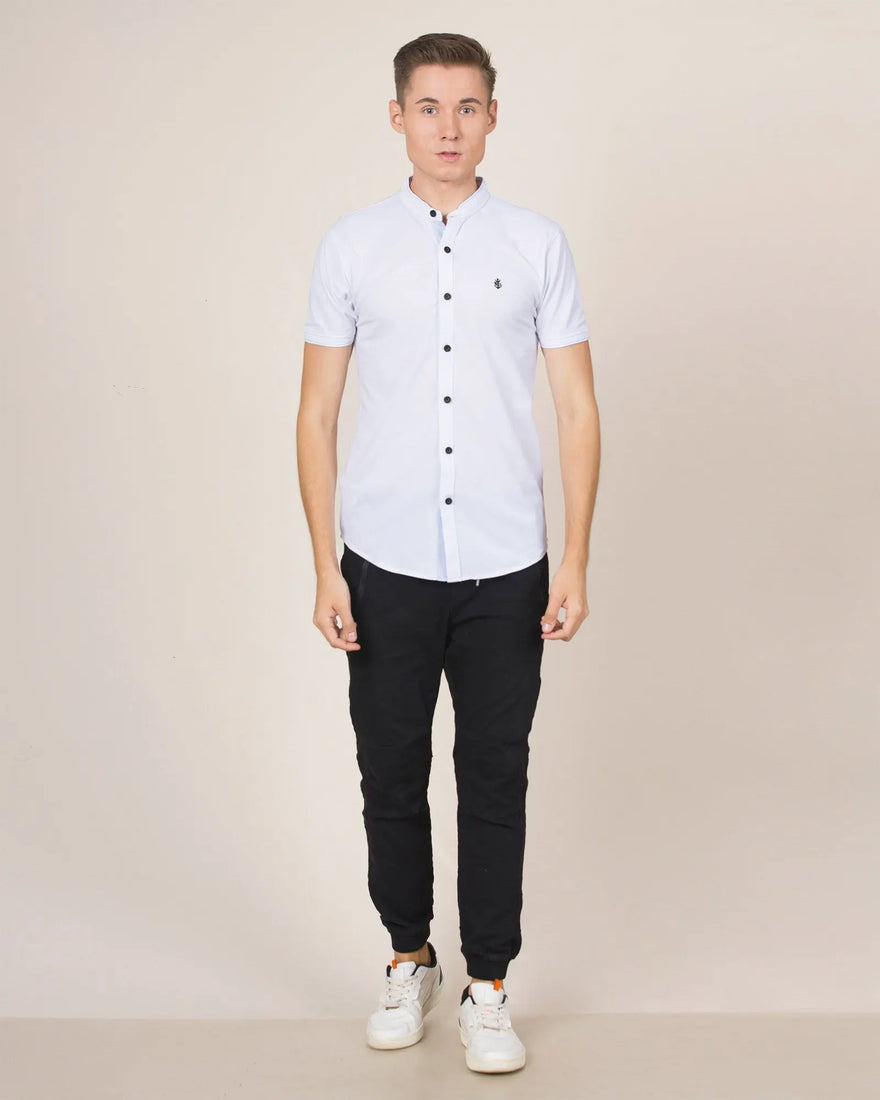 LCY London | Capsule Collection - Men's Hybrid Short Sleeved Shirt | Full Buttoned LCY London