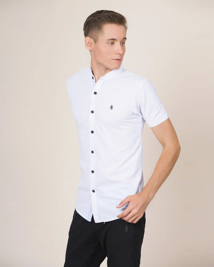 LCY London | Capsule Collection - Men's Hybrid Short Sleeved Shirt | Full Buttoned LCY London