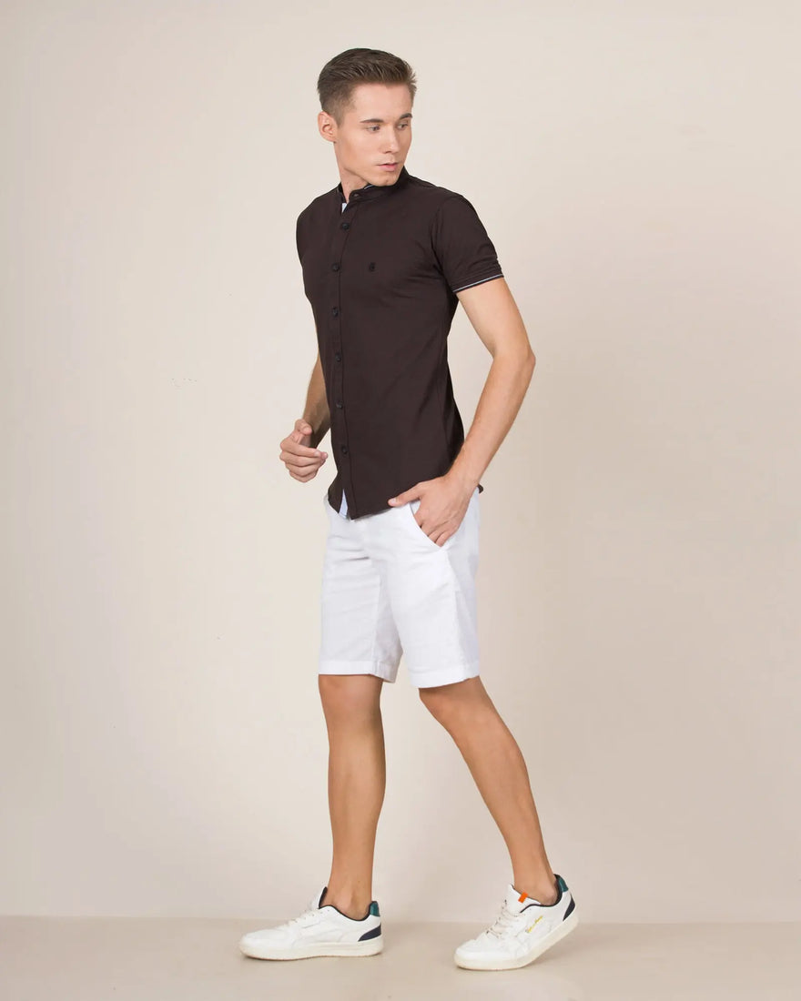 LCY London | Capsule Collection - Men's Hybrid Short Sleeved Shirt | Full Buttoned LCY London