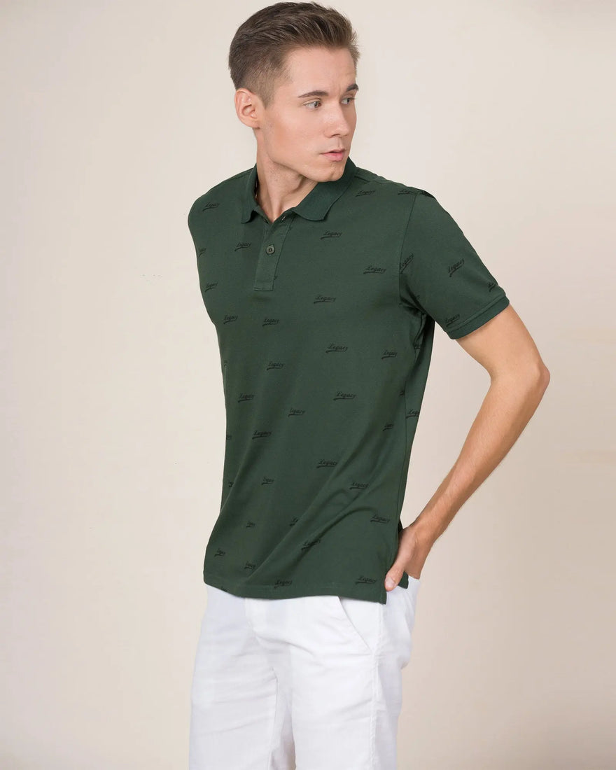 LCY London | Logo Looks - Short Sleeved Men's Legacy Printed Shirt LCY London