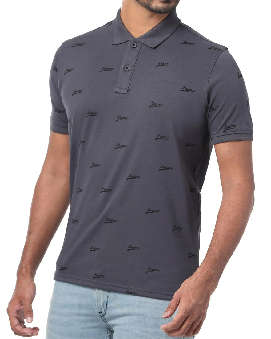 LCY London | Logo Looks - Short Sleeved Men's Legacy Printed Shirt LCY London