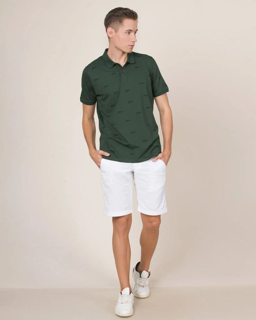 LCY London | Logo Looks - Short Sleeved Men's Legacy Printed Shirt LCY London