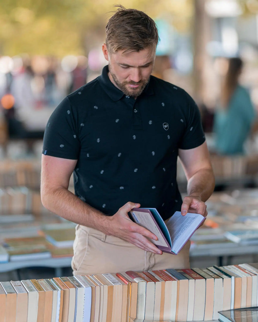 LCY London | Logo Looks - Short Sleeved Men's Printed Shirt LCY London