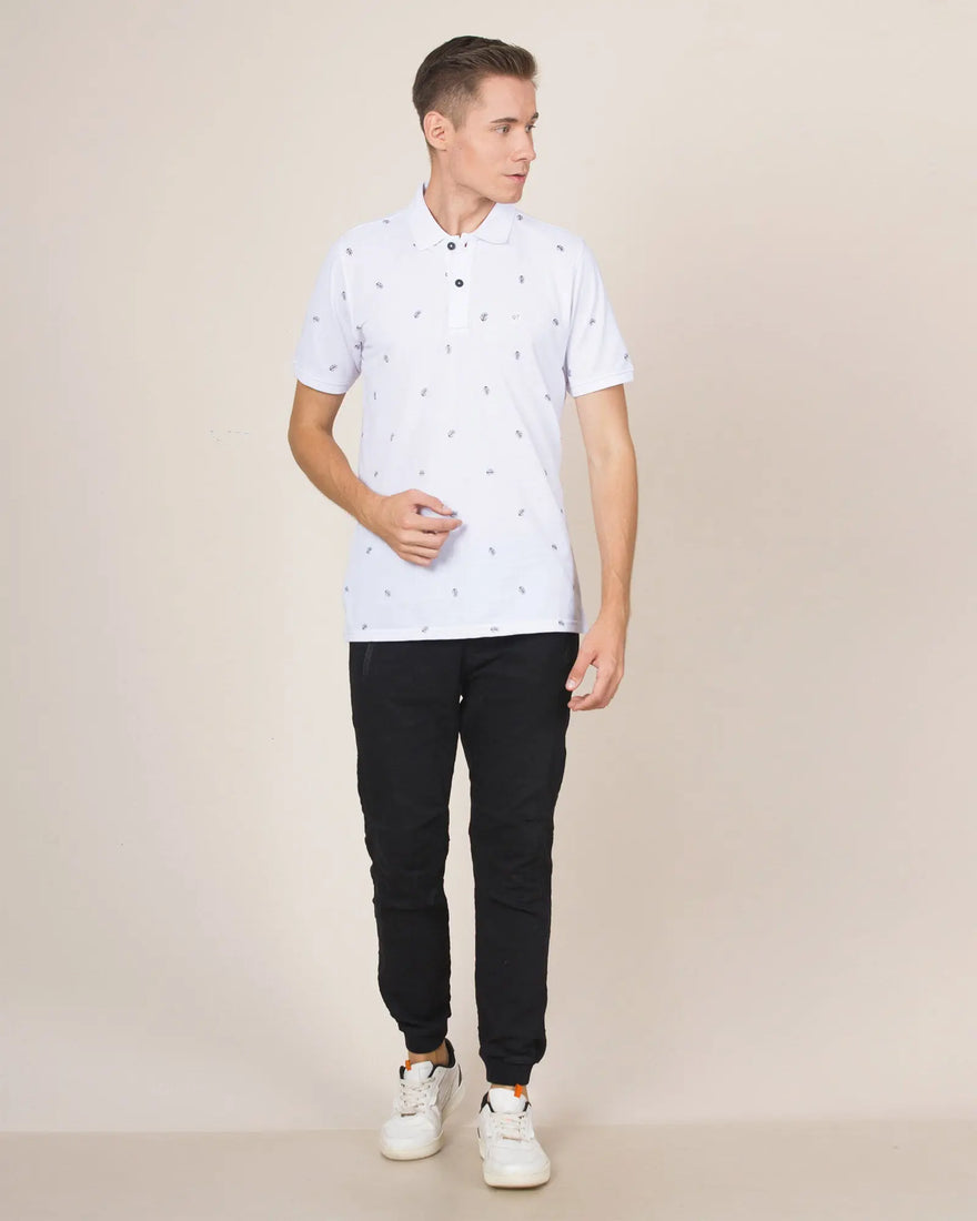 LCY London | Logo Looks - Short Sleeved Men's Printed Shirt LCY London