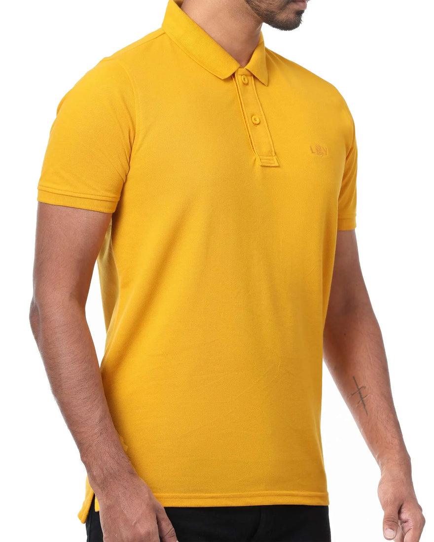 LCY London | Stand Up Basic - Men's Short Sleeved Polo LCY London