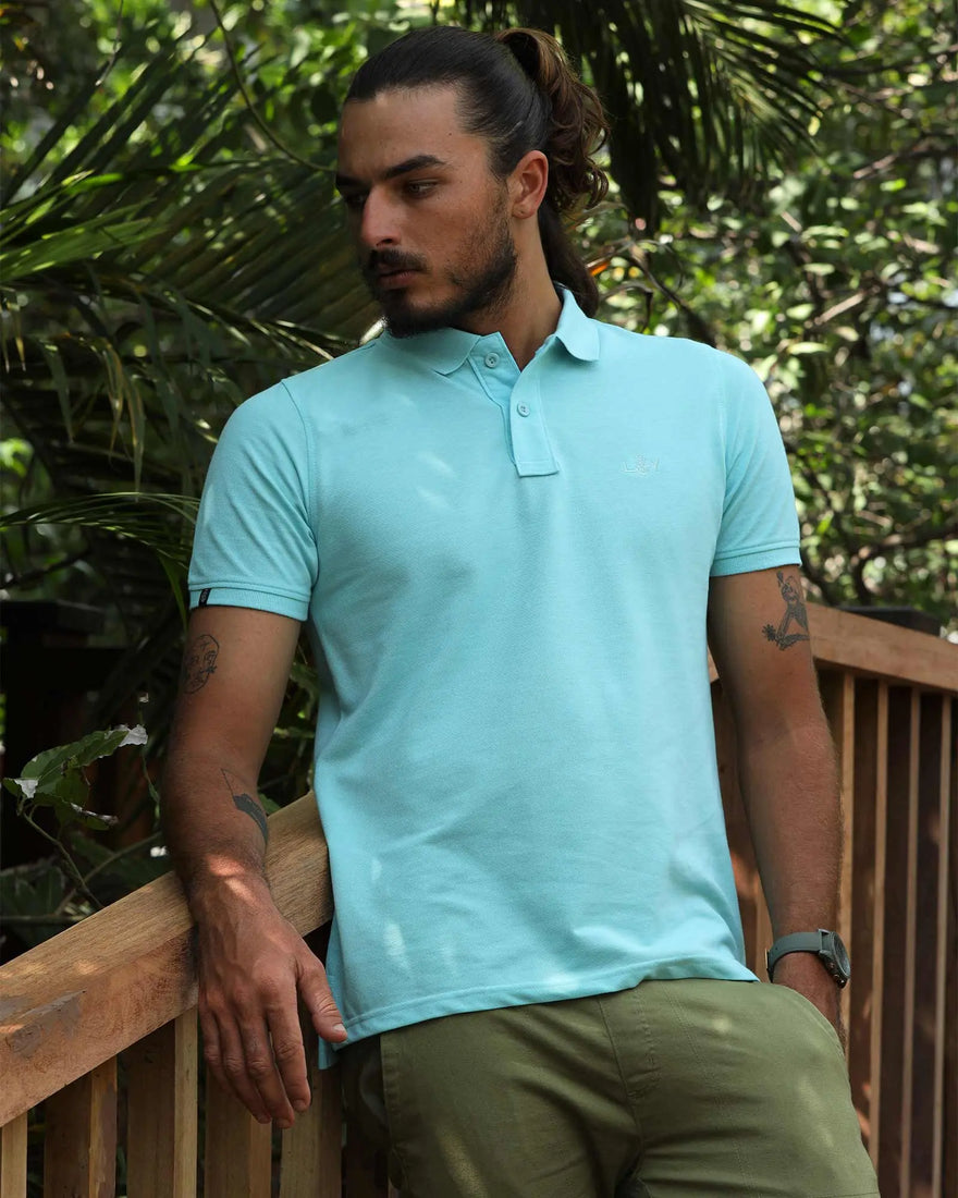 LCY London | Stand Up Basic - Men's Short Sleeved Polo LCY London