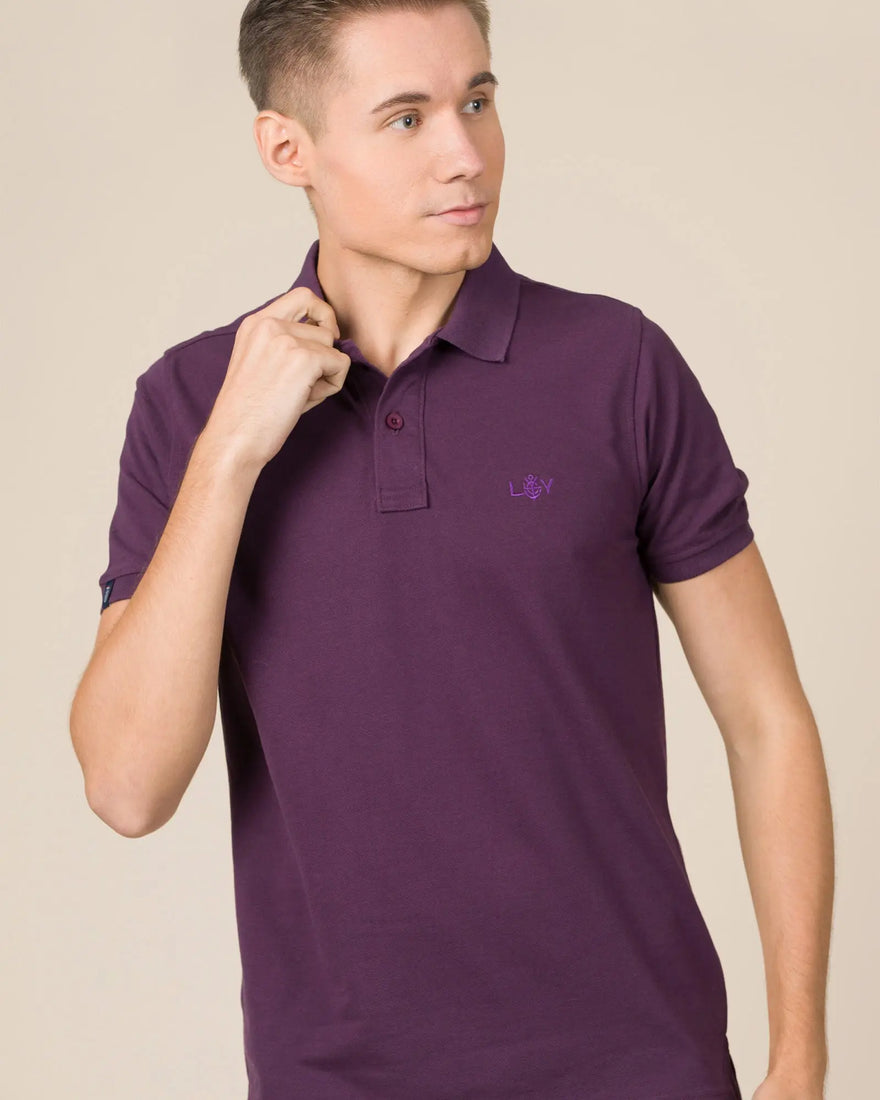 LCY London | Stand Up Basic - Men's Short Sleeved Polo LCY London